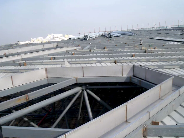 高邮安吉县体育馆网架