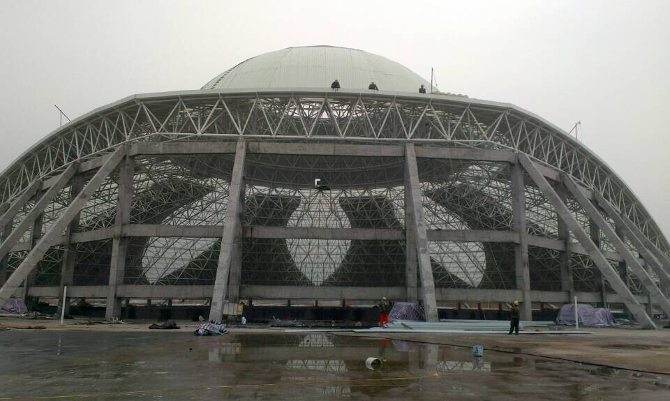 高邮温泉馆网架工程